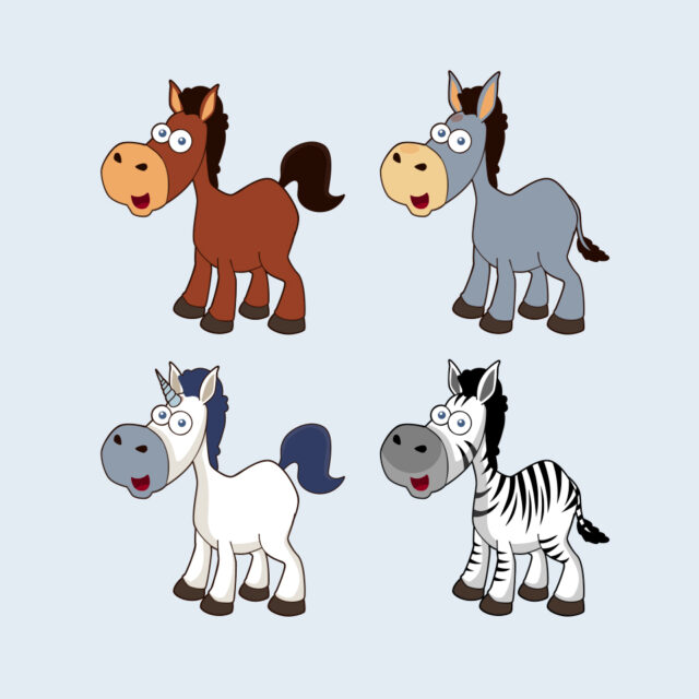 Happy horses