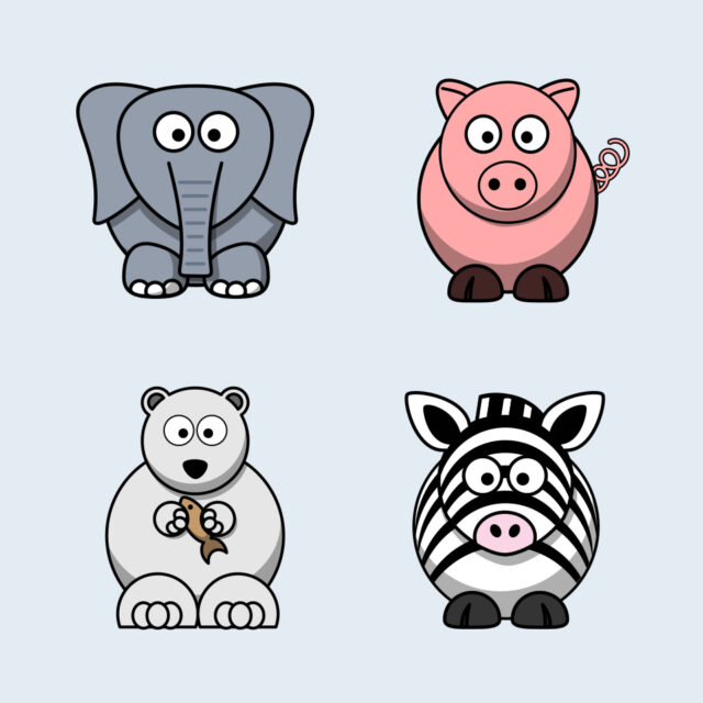 Animal faces