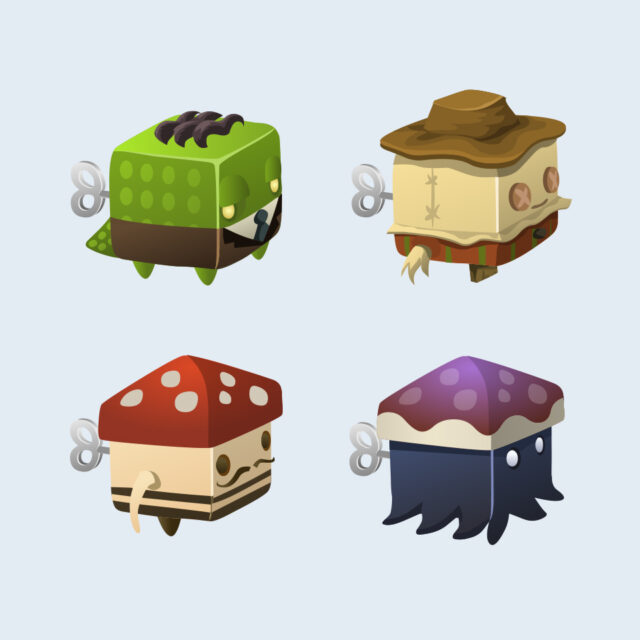 Moving cubes
