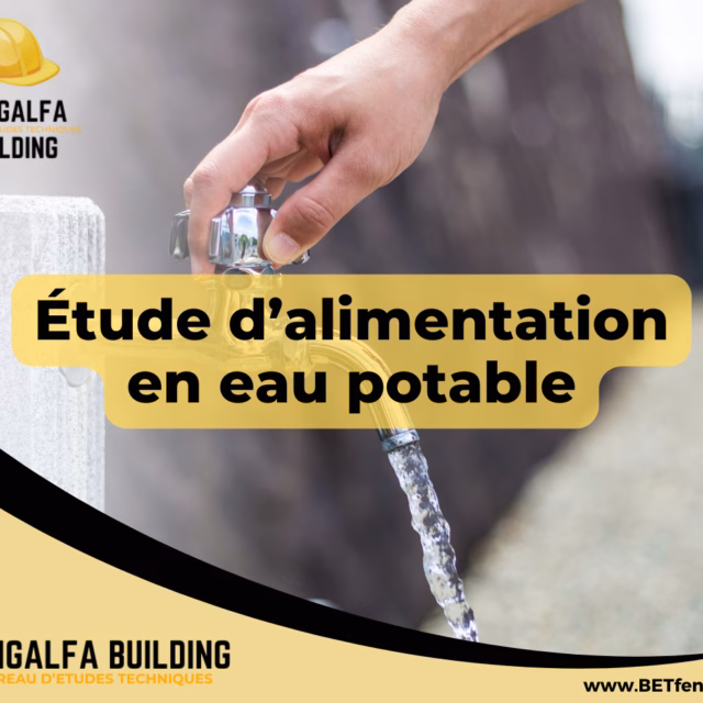 Étude d’alimentation en eau potable