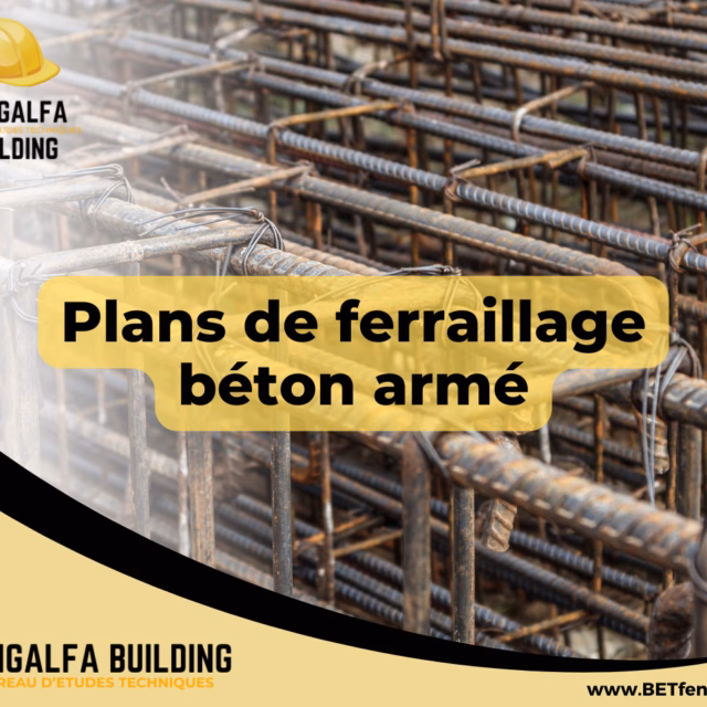 Plans de ferraillage béton armé